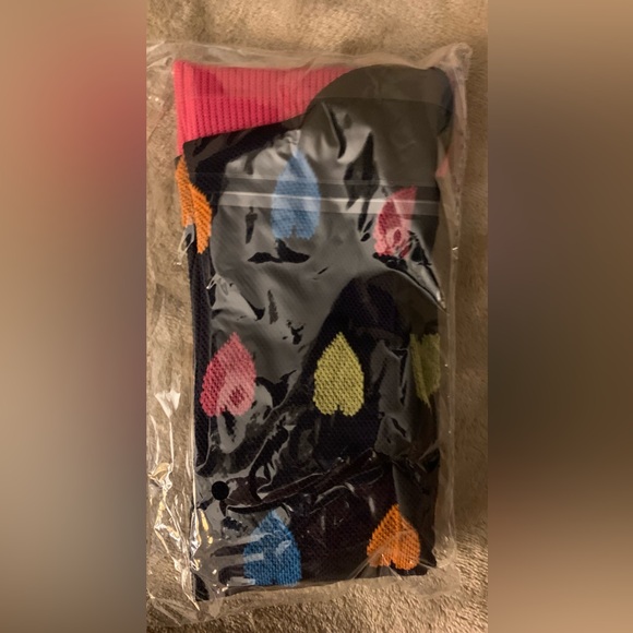 NWT Colorful Heart Patterned Compression socks - Picture 4 of 6